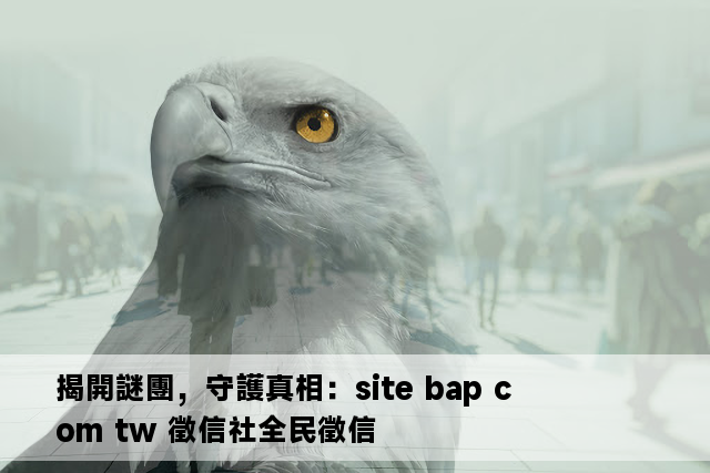 揭開謎團，守護真相：site bap com tw 徵信社全民徵信